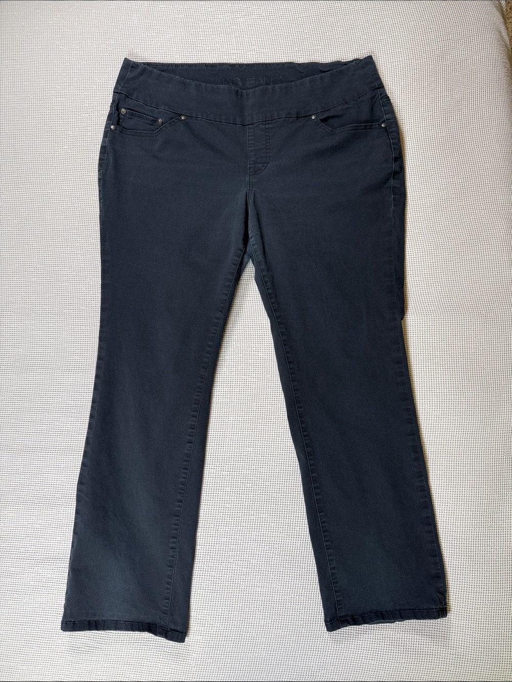 Jag Jeans Women's Soft Black Straight Leg Jeans 18W